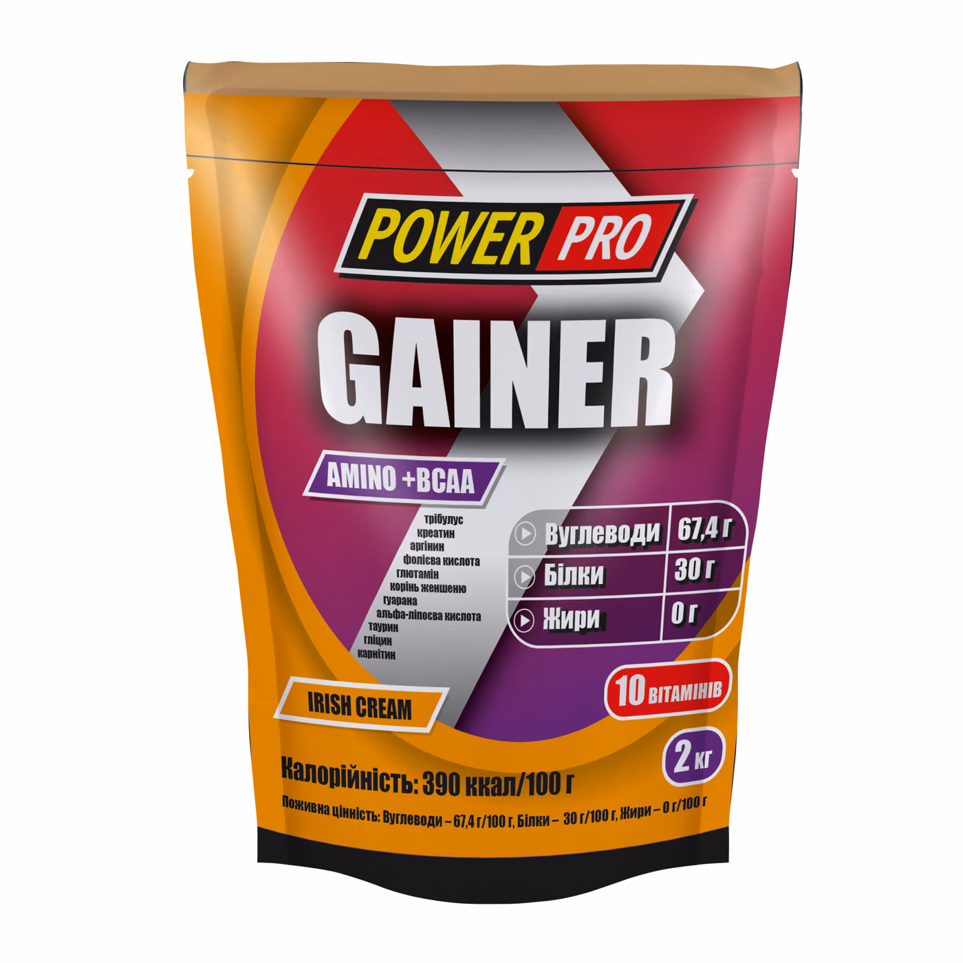 BOX Gainer - 800g Irish Cream