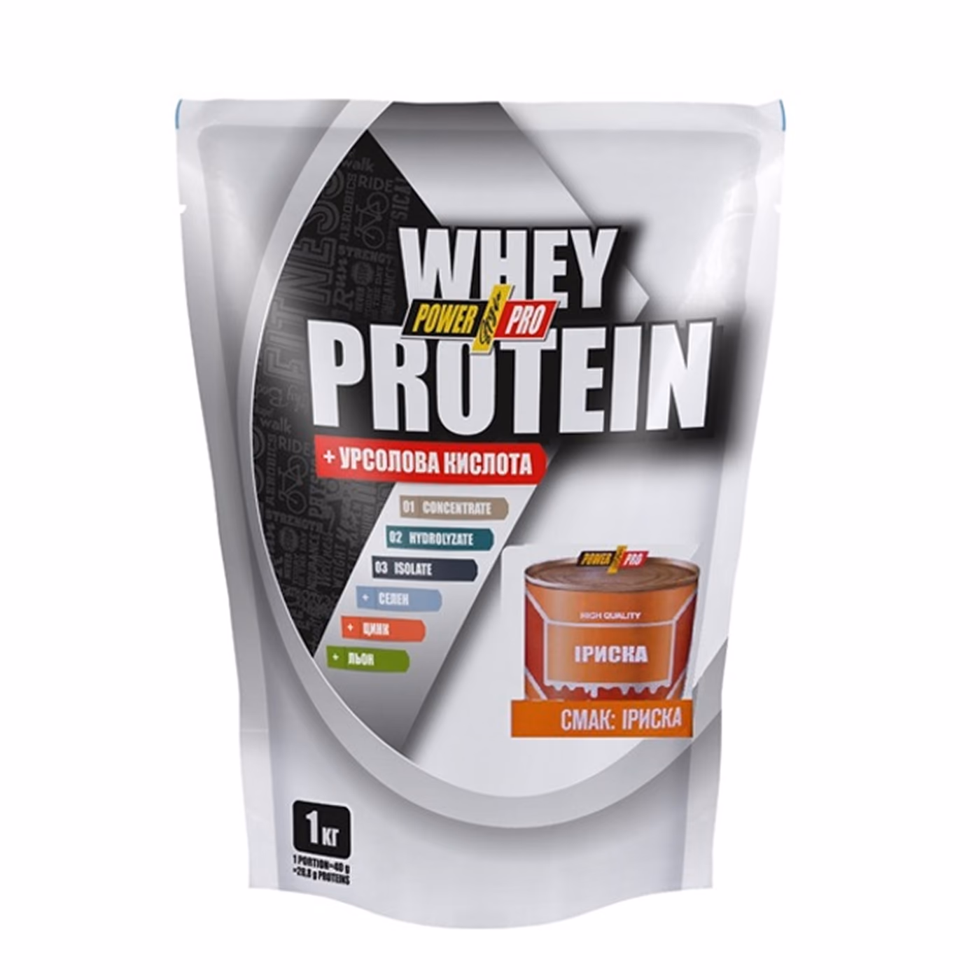 Power Pro Whey Protein, ириска, 1 кг