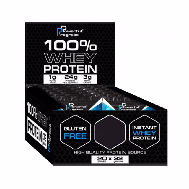 100% Whey Protein Instant MEGA BOX - 20x32g Cappuccino