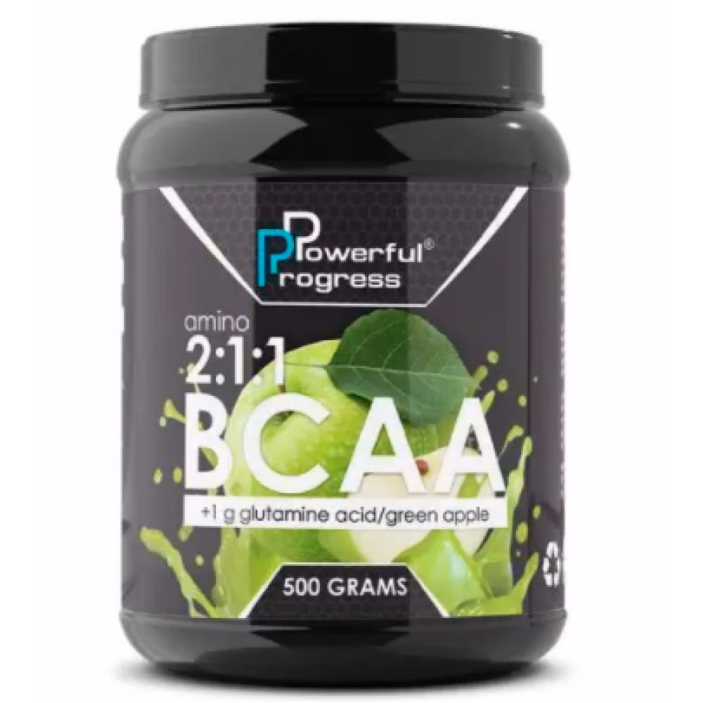BCAA 2:1:1 + Glutamine - 500g Apple