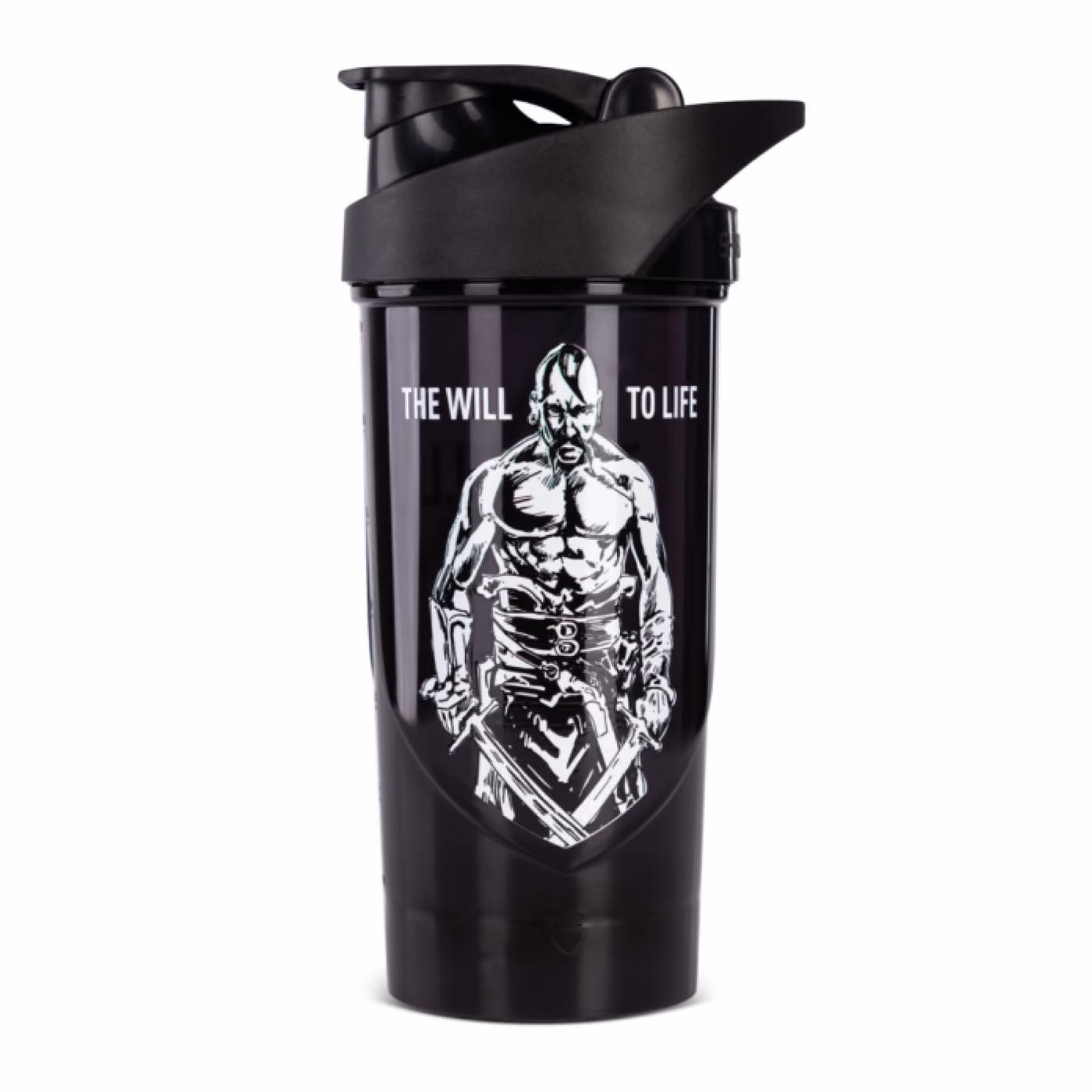 Progress Nutrition Shaker The Will To Life 700 мл Black-White