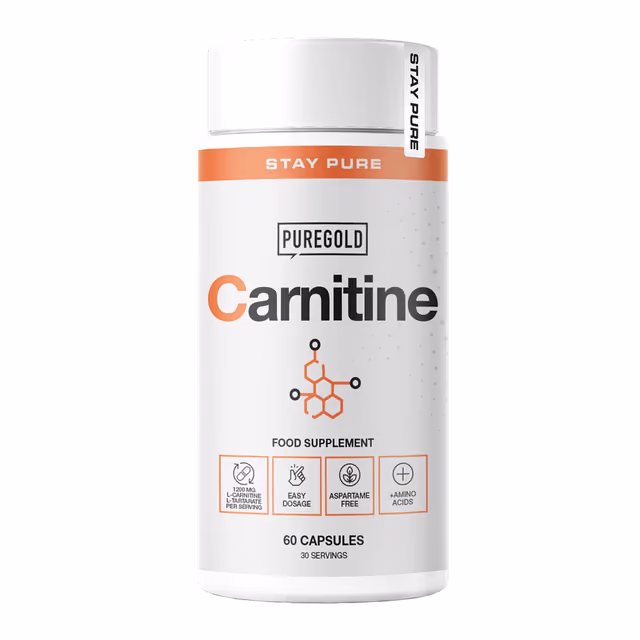 Pure Gold Carnitine L-Carnitine L-Tartrate 1200 мг, 60 капсул