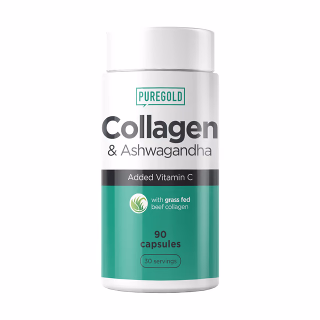 Pure Gold Collagen & Ashwagandha, 90 капсул