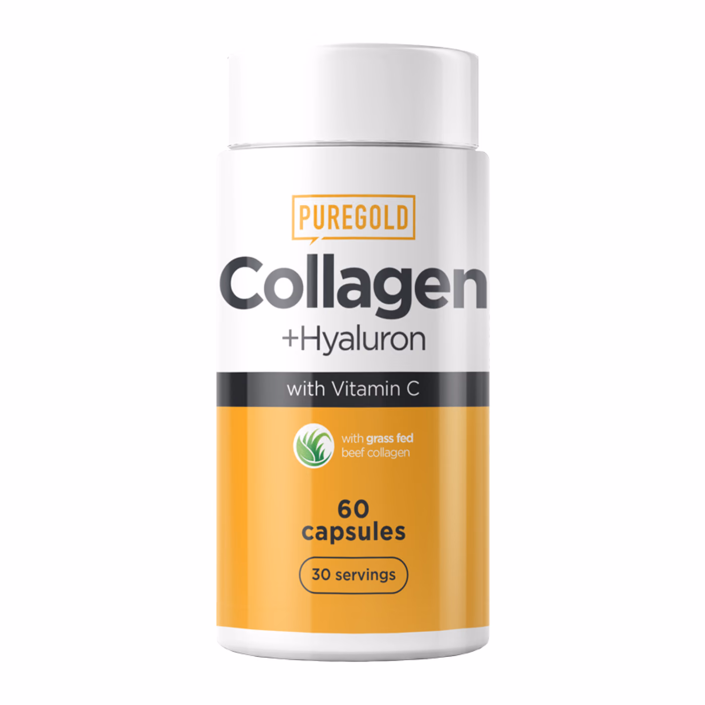 Pure Gold Collagen + Hyaluron, 60 капсул
