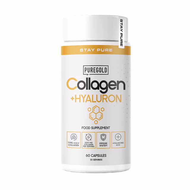 Pure Gold Collagen + Hyaluron, 60 капсул