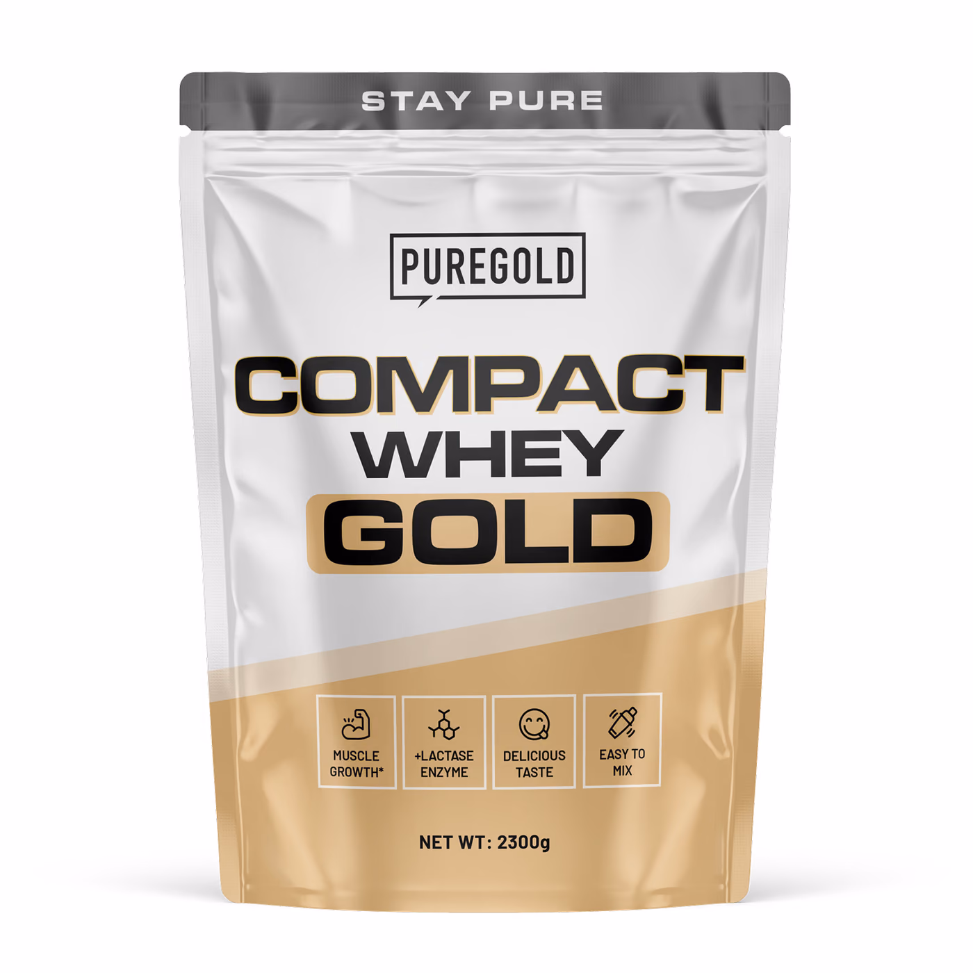Pure Gold Compact Whey Gold 2300 г, Шоколадный фундук