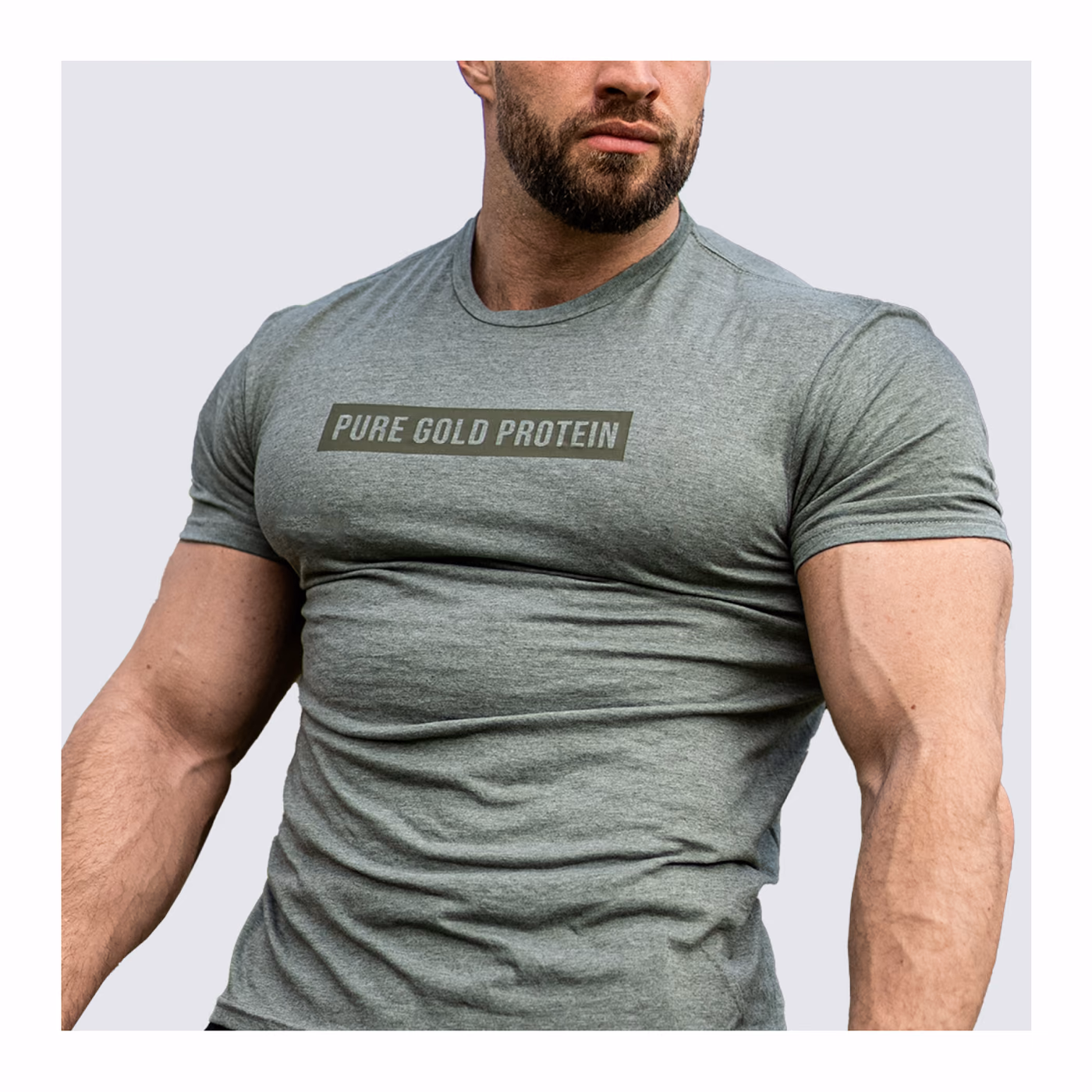 Футболка Pure Gold Protein Green, размер L