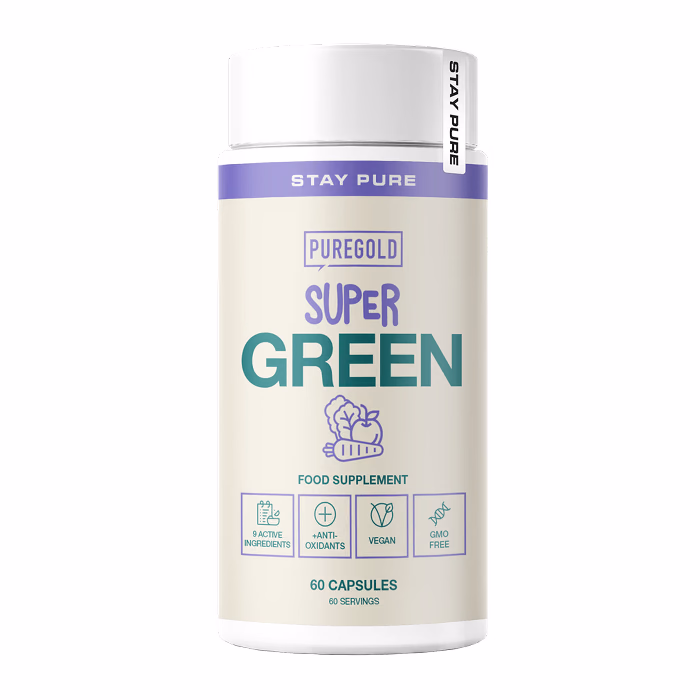 Pure Gold Super Green, 60 капсул
