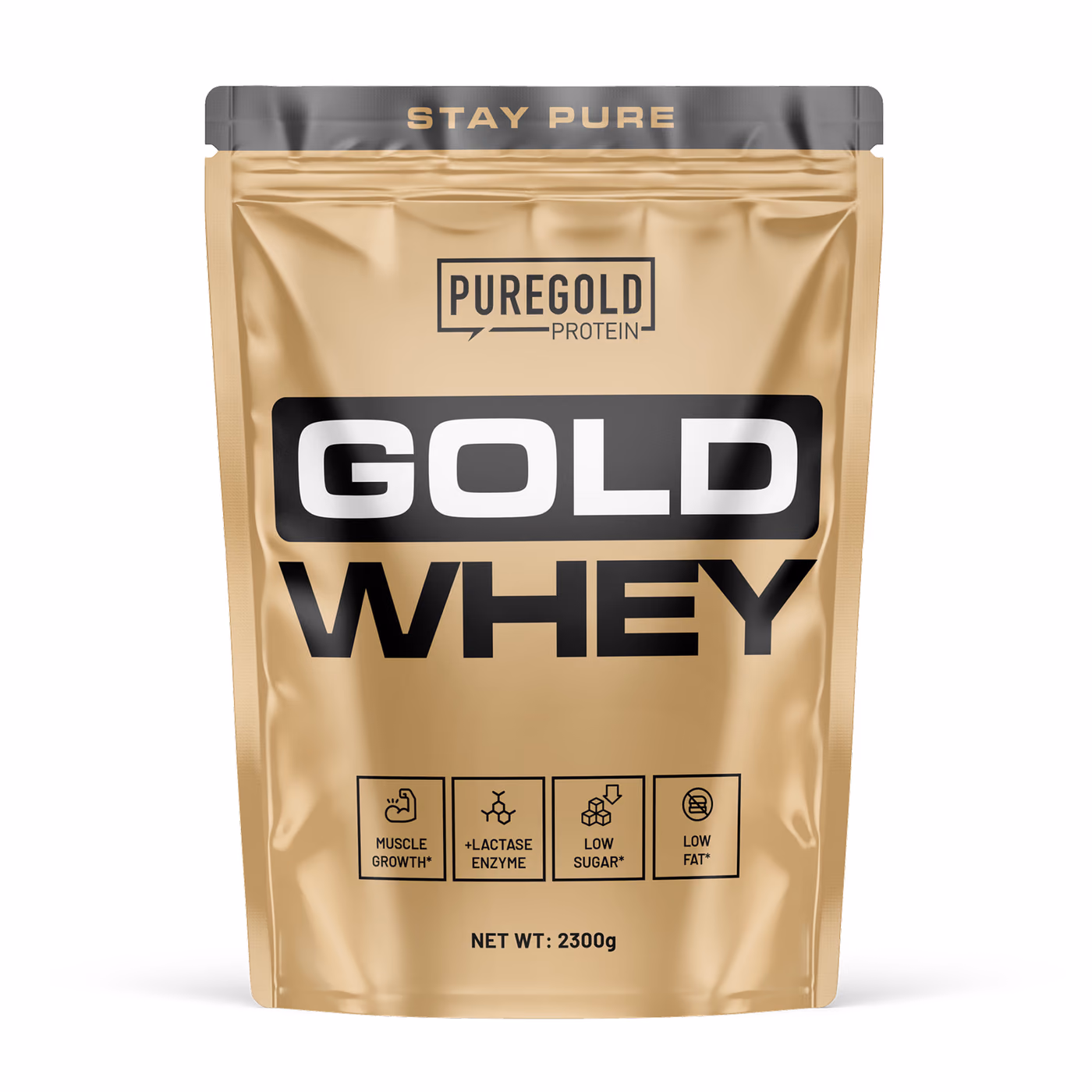 Pure Gold PureGold Whey Protein, белый шоколад-малина, 2300 г