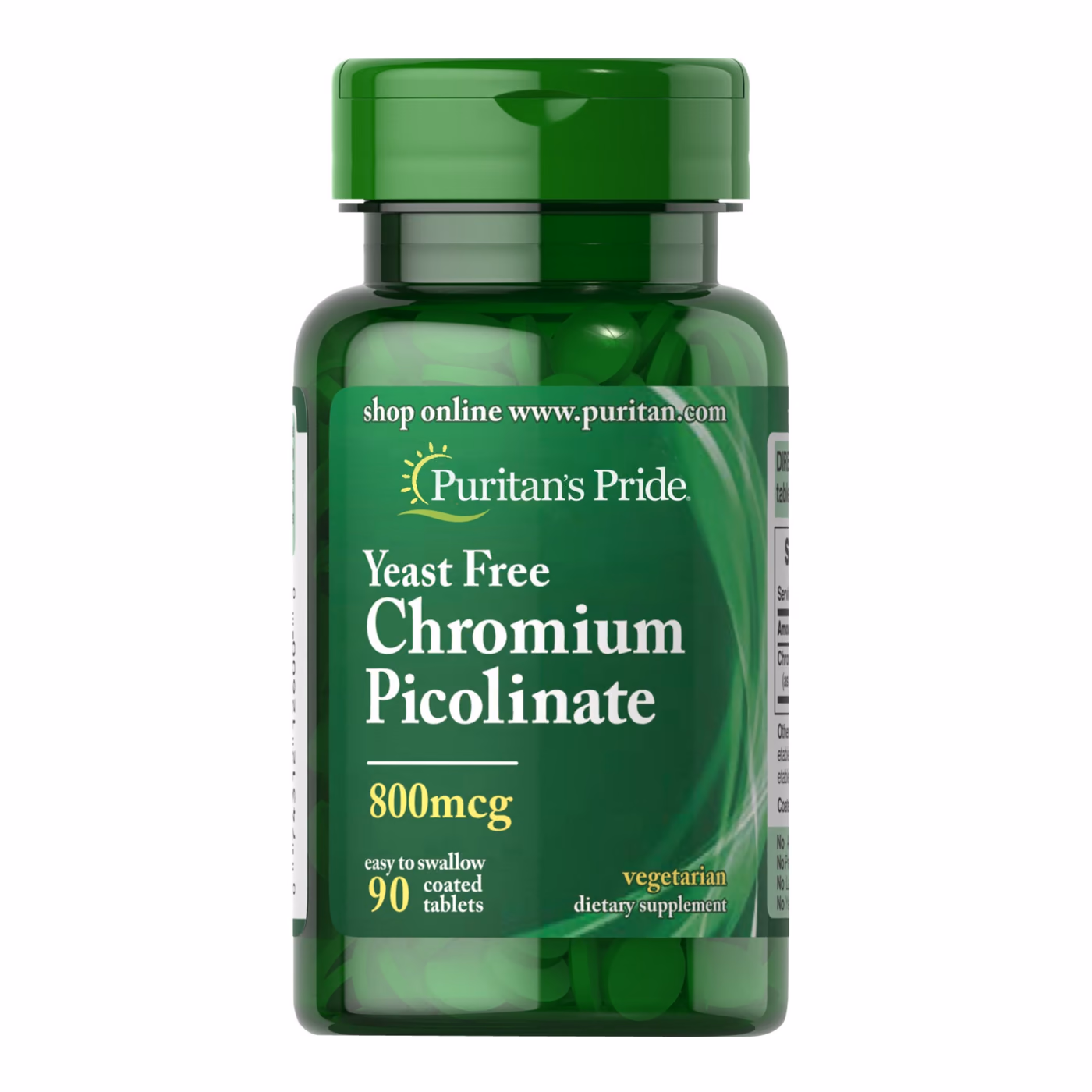 Puritan’s Pride Chromium Picolinate 800 мкг — 90 таблеток