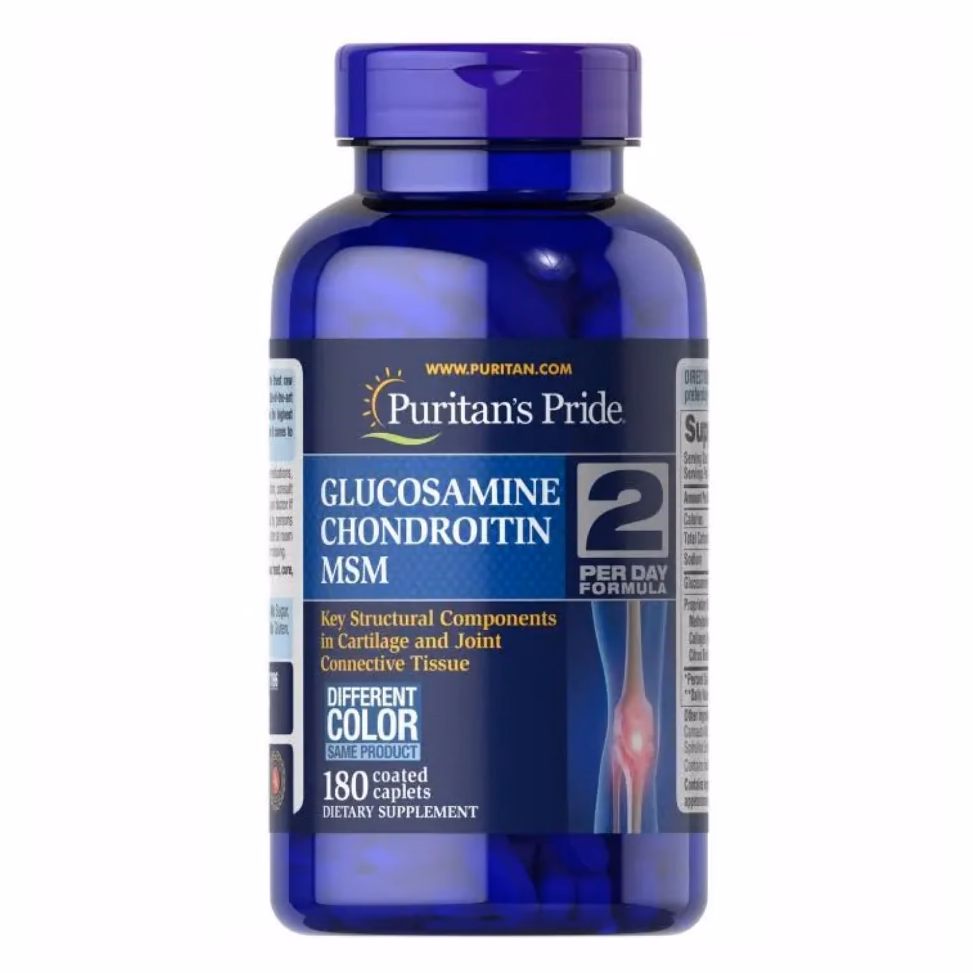 Puritan's Pride Glucosamine Chondroitin MSM Triple Strength, 180 каплет