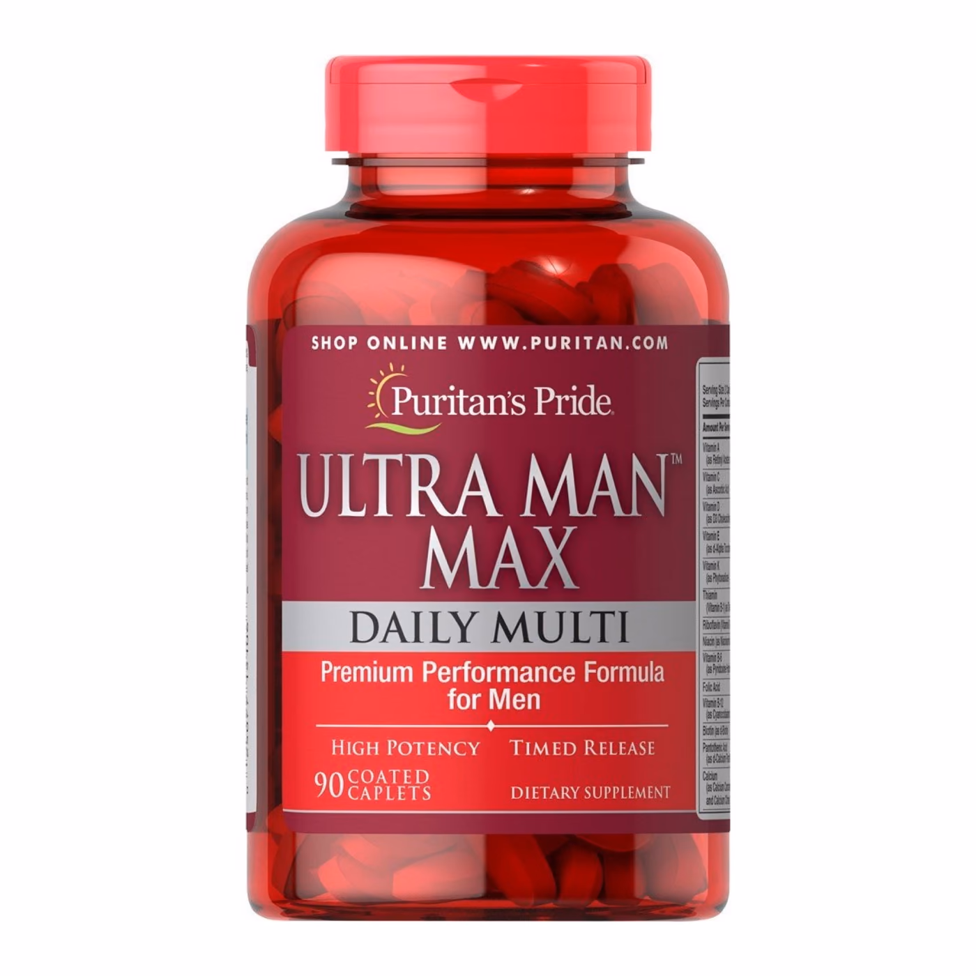 Puritan's Pride Ultra Man Max, 90 таблеток