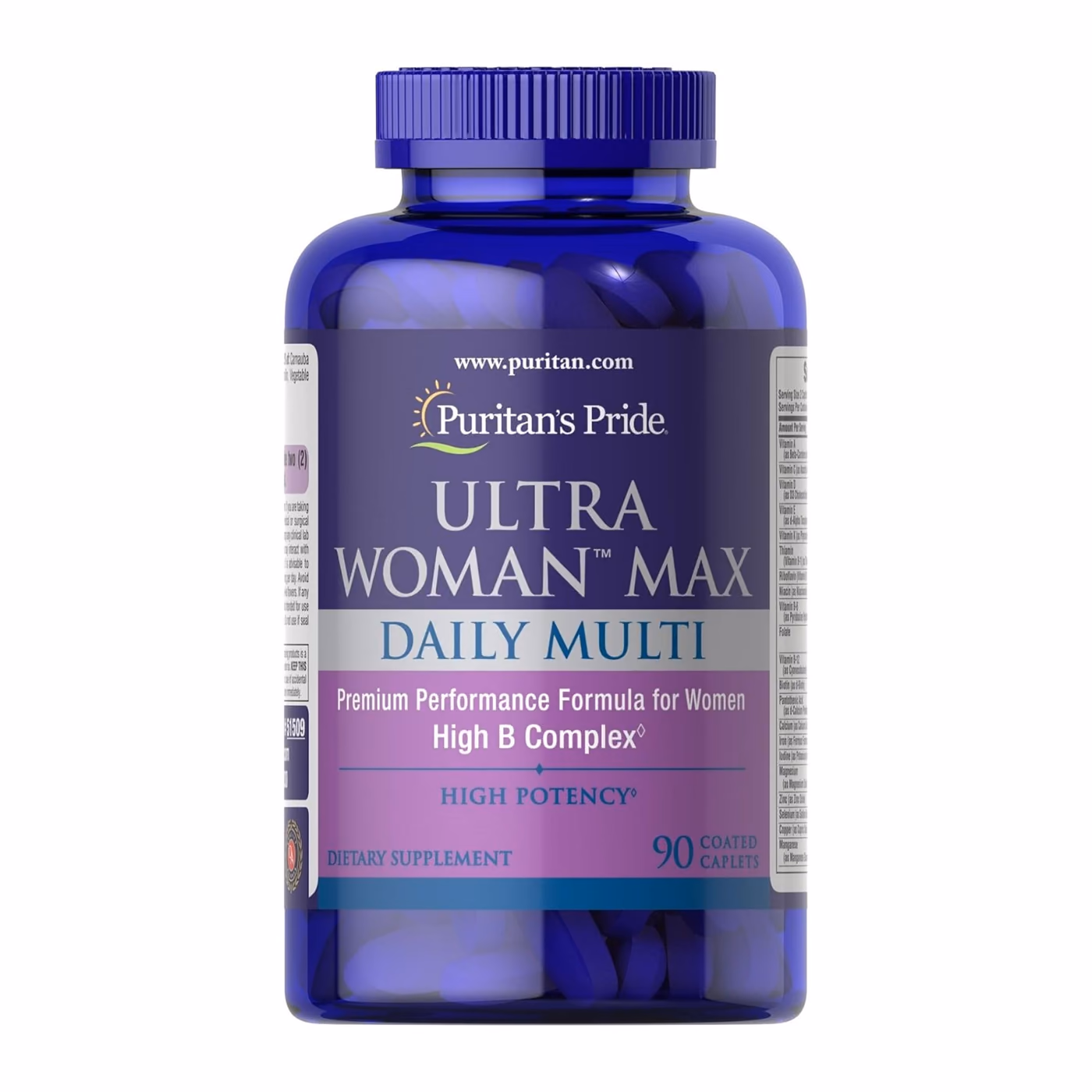 Puritan's Pride Ultra Woman™ Max Daily Multi, 90 каплет