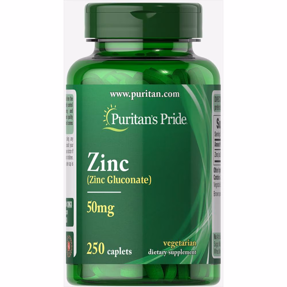 Zinc 50 mg - 250 Caplets