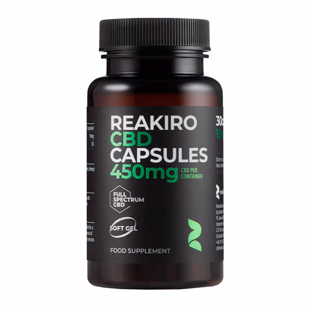 CBD Gel Capsules 450mg - 30 caps