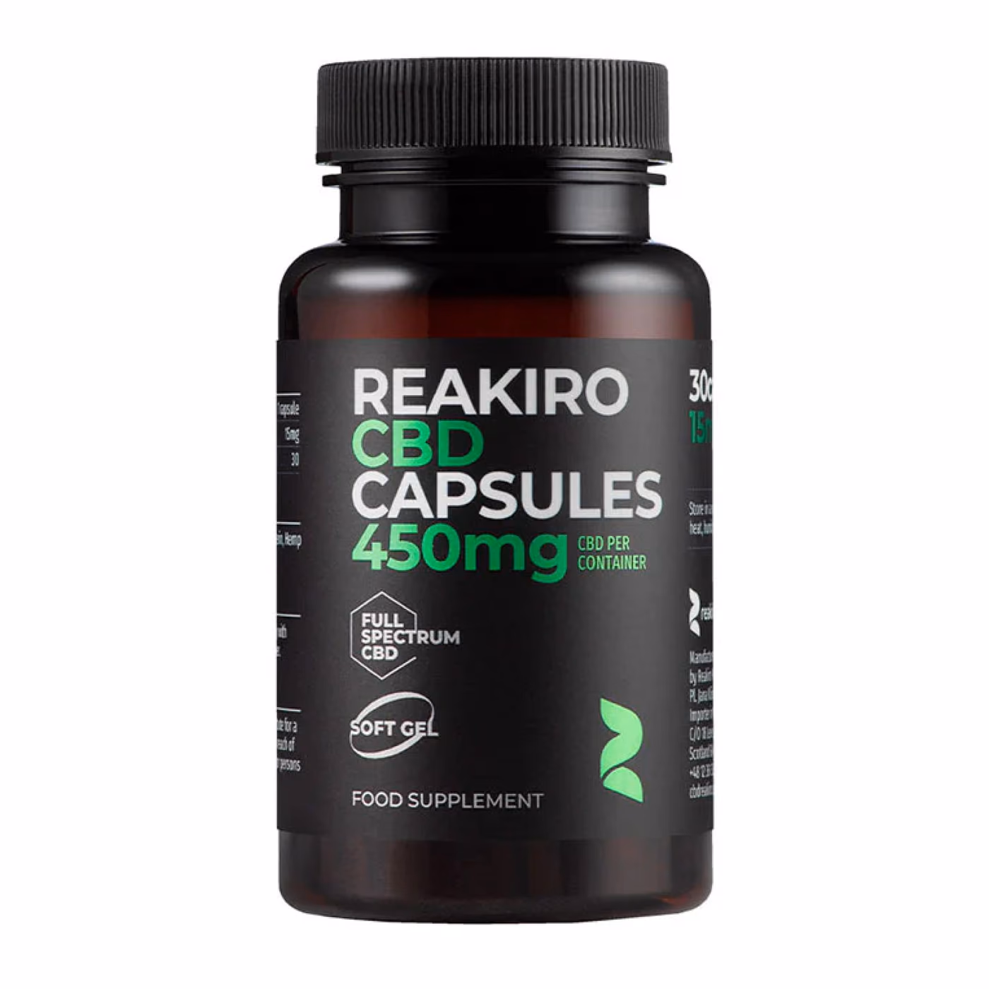 CBD Gel Capsules 450mg - 30 caps