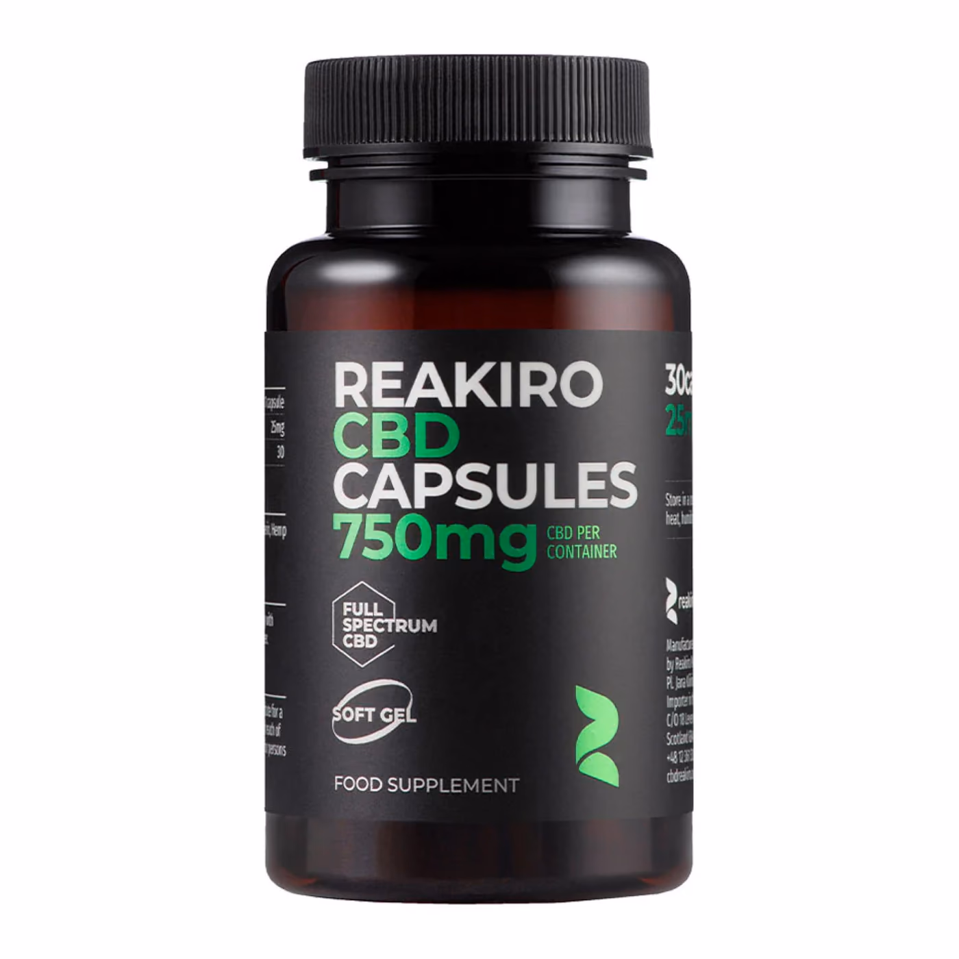 CBD Gel Capsules 750mg - 30 caps