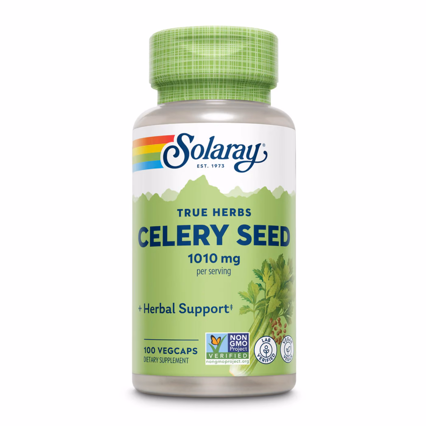 Solaray Celery Seed 1010 мг — 100 растительных капсул