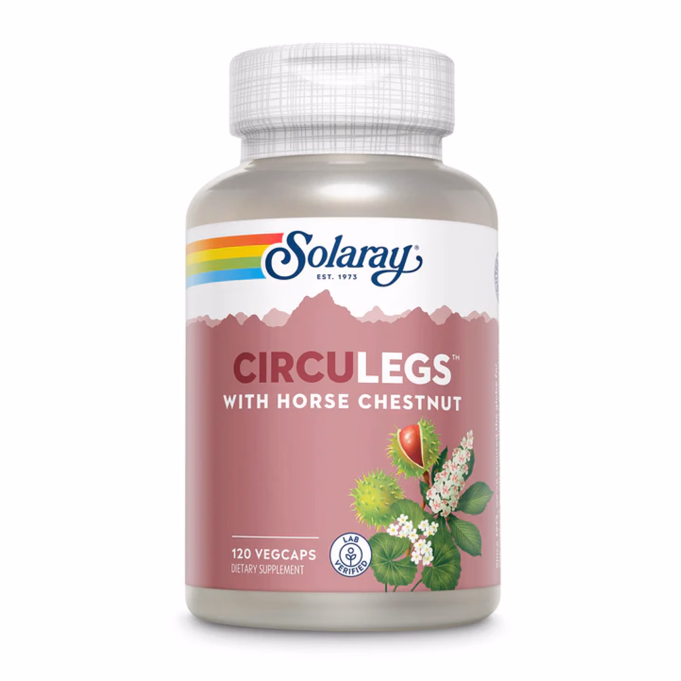 Solaray CircuLegs с конским каштаном, 120 растительных капсул