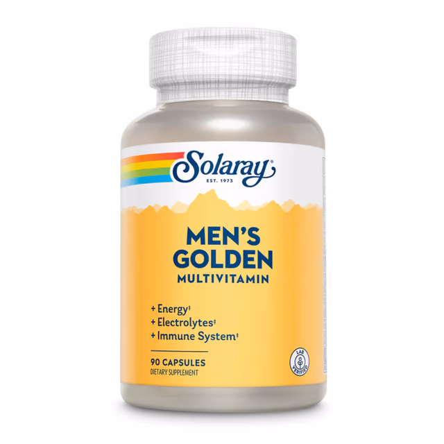 Solaray Men's Golden Multi-Vitamin, 90 капсул