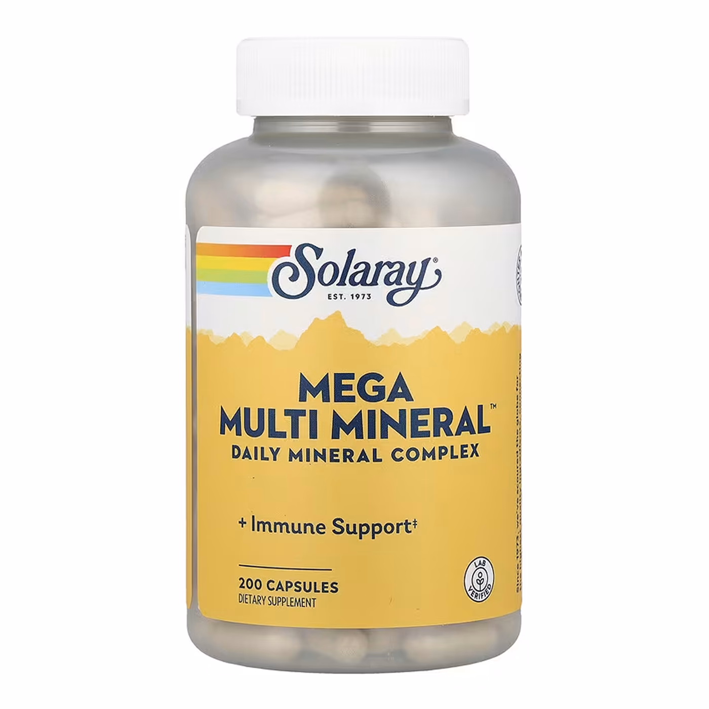 Solaray Mega Multi Mineral, 200 капсул