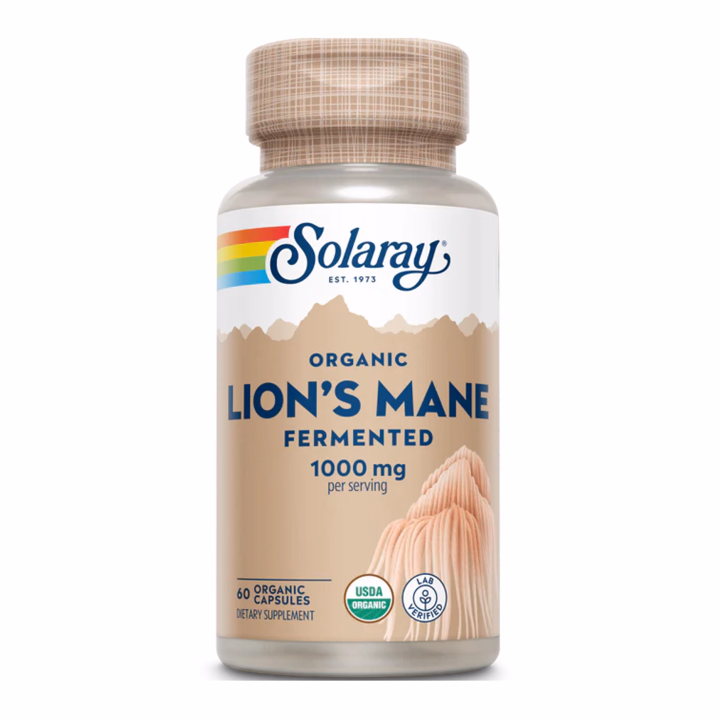Organic Lion's Mane Fermented 1000mg - 60 caps