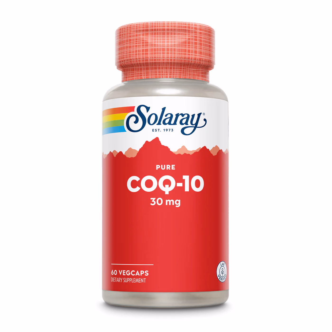 Solaray Pure CoQ-10 30 мг, 60 вегетарианских капсул