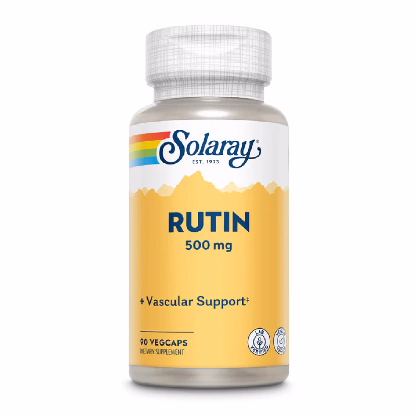 Solaray Rutin 500 mg, 90 веганских капсул