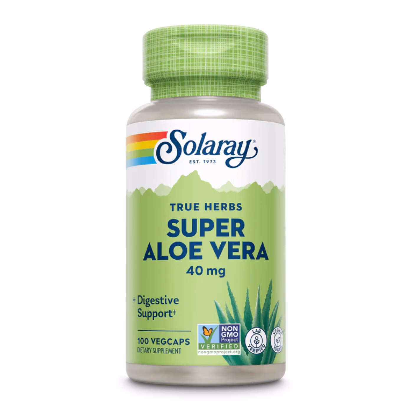 Solaray Super Aloe Vera Gel 8000 mg, 100 вегетарианских капсул