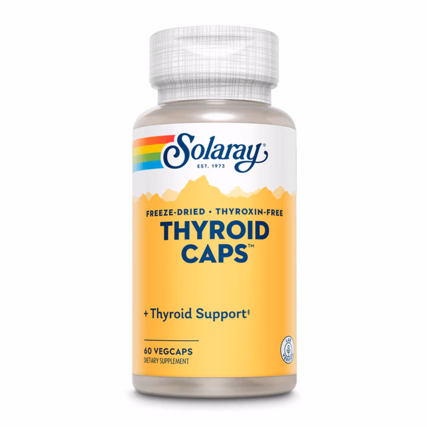 Solaray Thyroid Caps, 60 растительных капсул