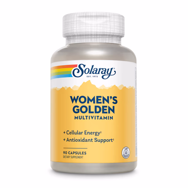 Solaray Women's Golden Multi-Vitamin, 90 капсул
