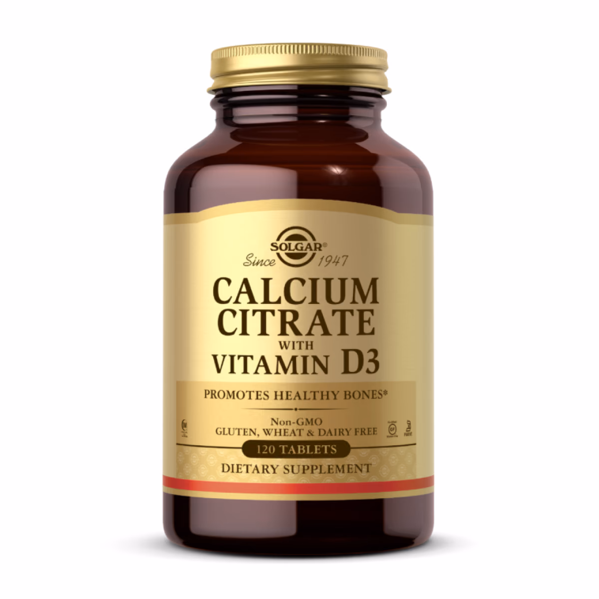 Solgar Calcium Citrate with Vitamin D3, 120 таблеток