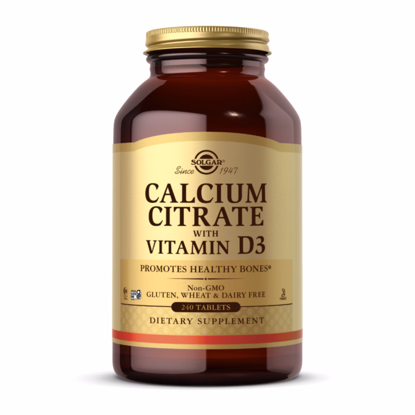 Solgar Calcium Citrate with Vitamin D3, 240 таблеток
