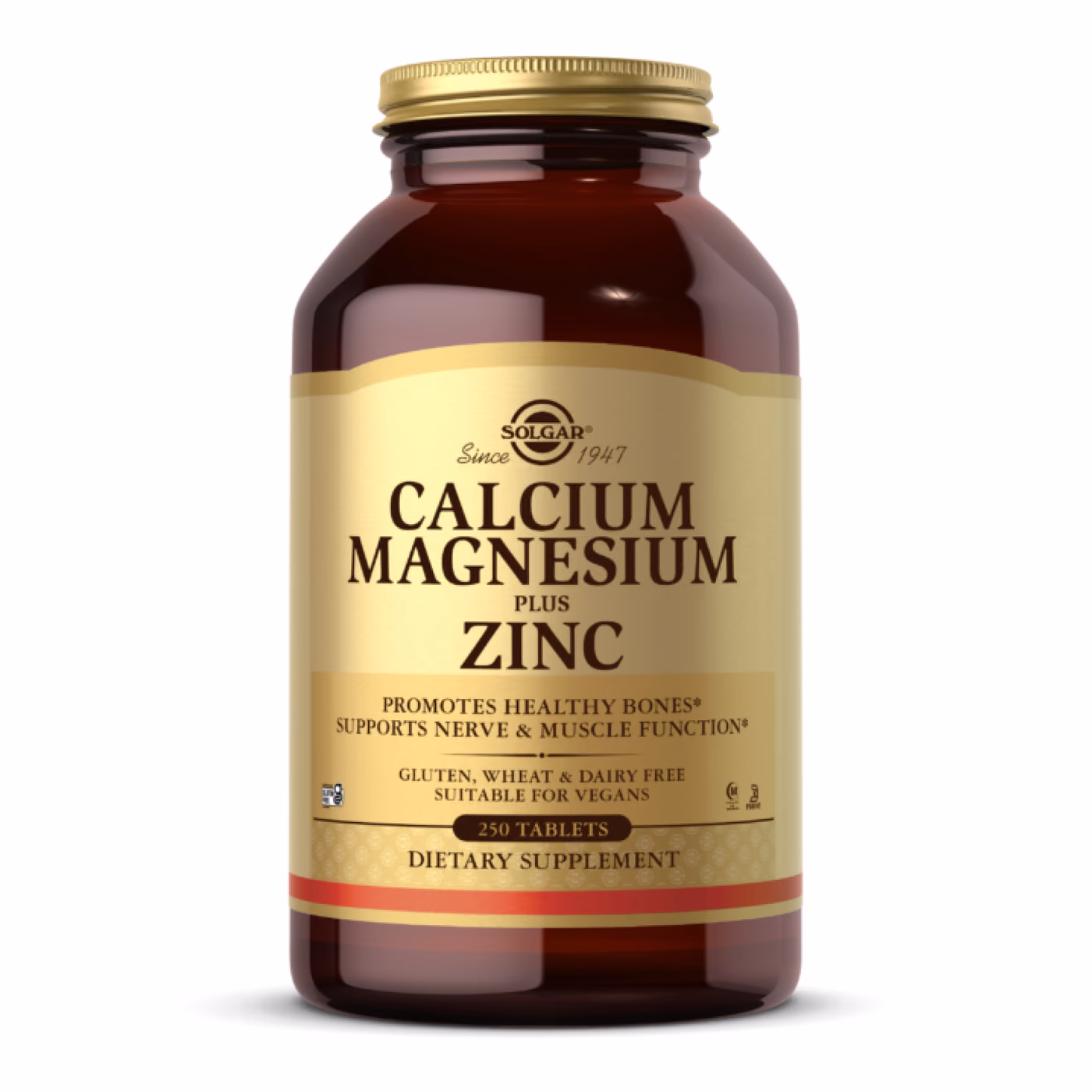 Solgar Calcium Magnesium Plus Zinc, 250 таблеток