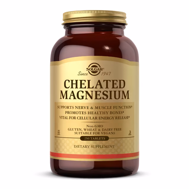 Solgar Chelated Magnesium, 250 таблеток