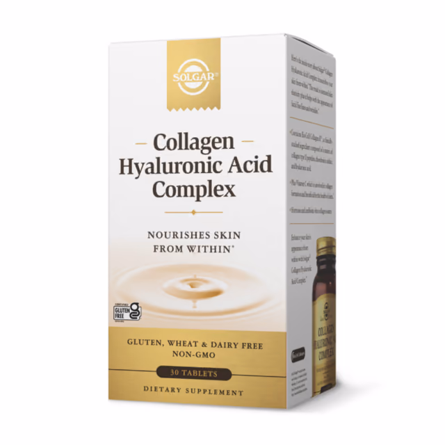 Solgar Collagen Hyaluronic Acid Complex, 30 таблеток