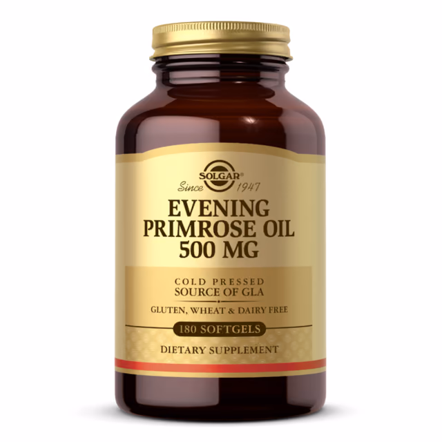Solgar Evening Primrose Oil 500 мг — 180 мягких капсул