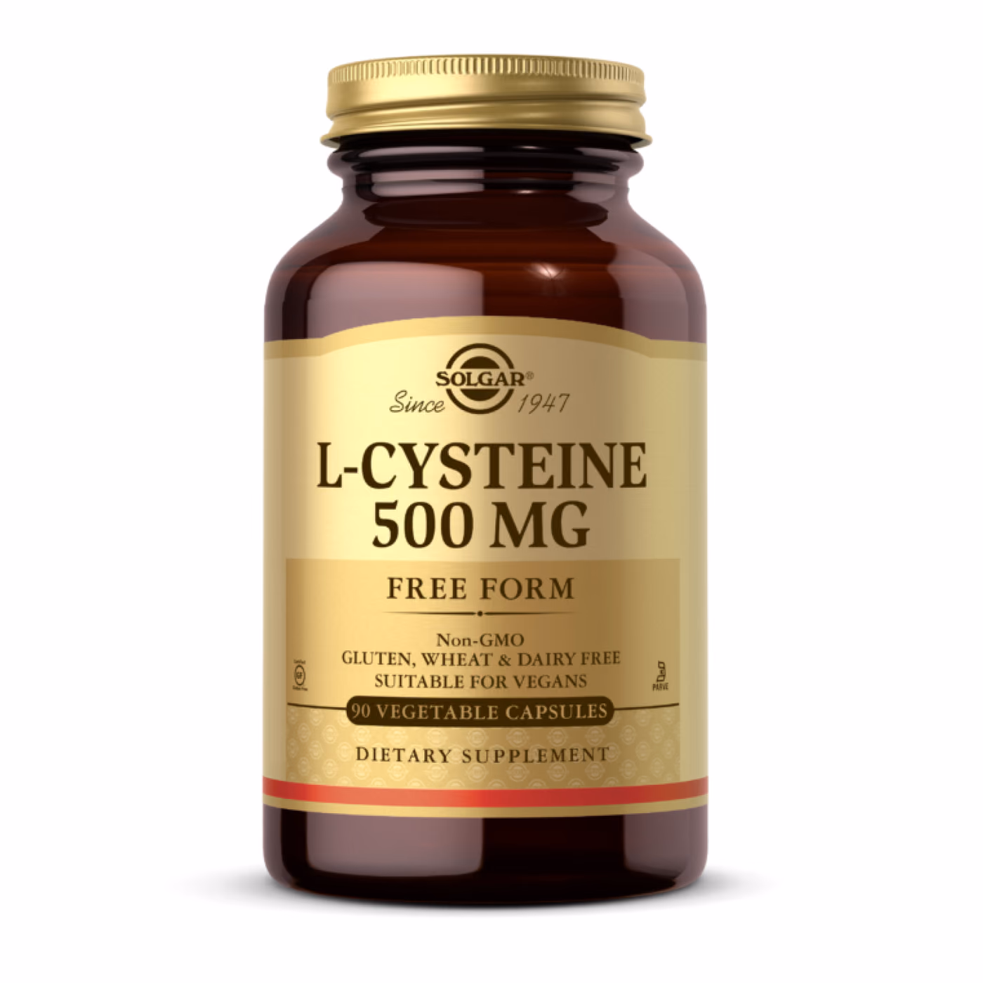 Solgar L-Cysteine 500 mg, 90 растительных капсул