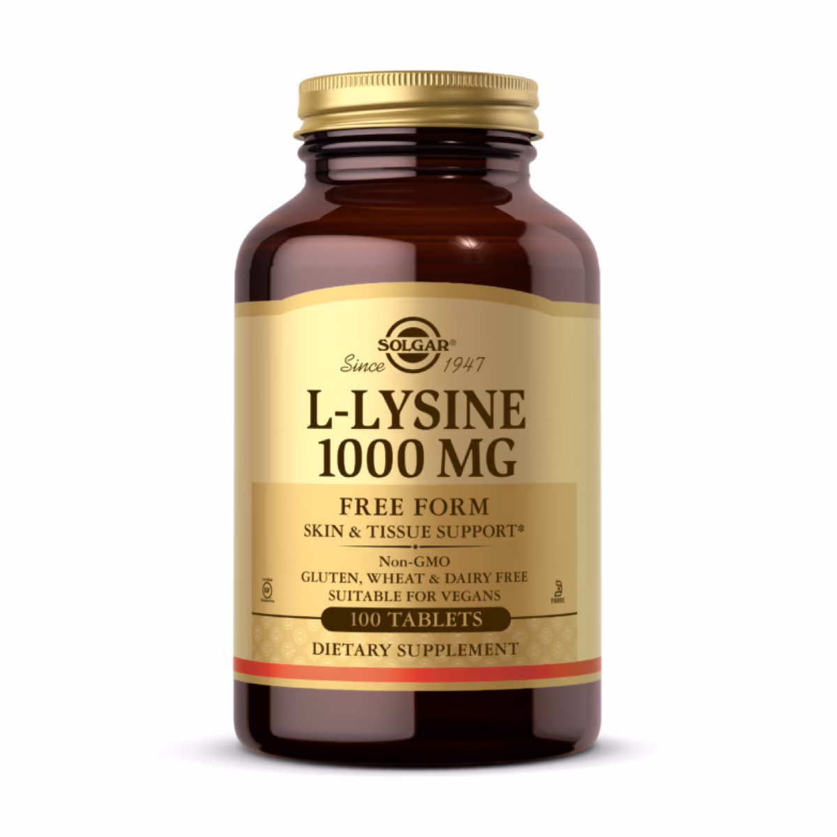 Solgar L-Lysine 1000 mg, 100 таблеток