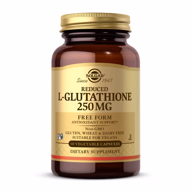 Solgar Reduced L-Glutathione 250 mg, 60 растительных капсул