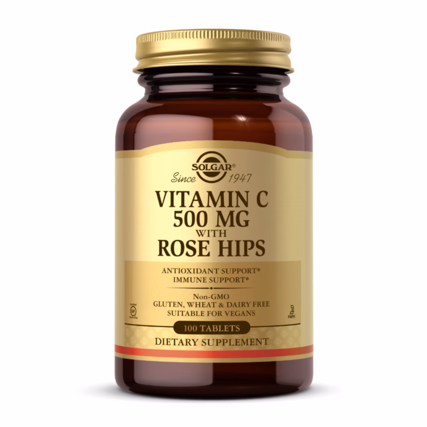 Solgar Vitamin C 500 mg with Rose Hips, 100 таблеток