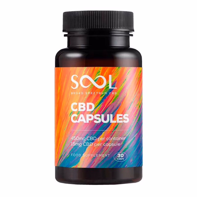 SOOL Broad Spectrum CBD Gel Capsules 450 мг, 30 капсул