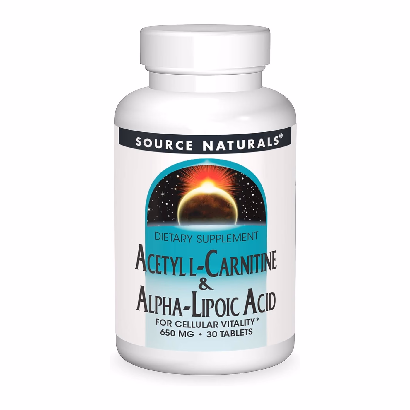 Acetyl L-Carnitine & Alpha-Lipoic Acid 650 mg - 30 tabs