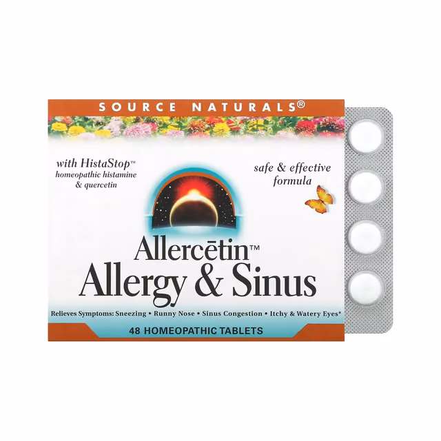 Source Naturals Allercetin™ Allergy & Sinus, 48 таблеток