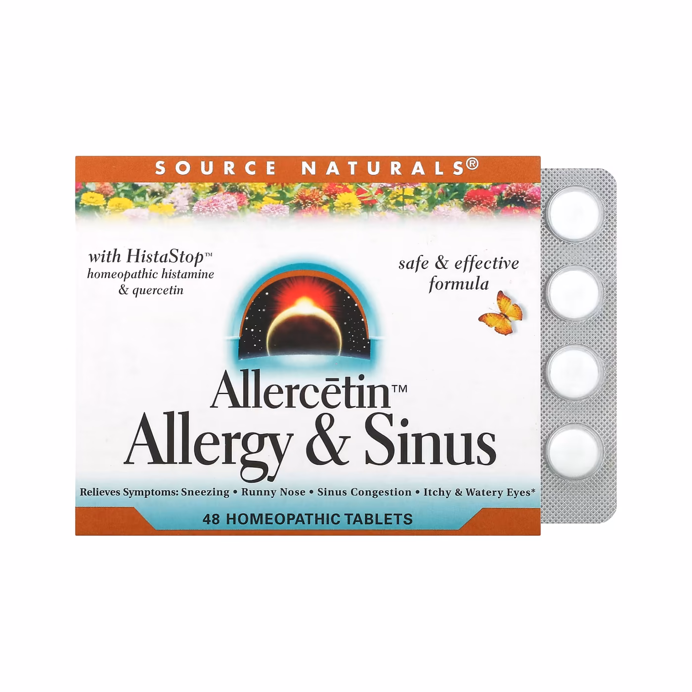 Source Naturals Allercetin™ Allergy & Sinus, 48 таблеток