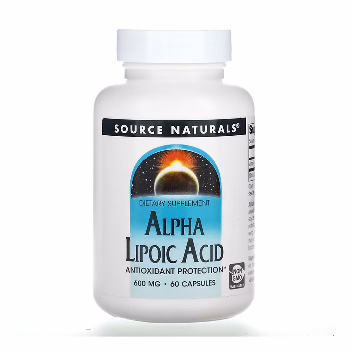 Source Naturals Alpha Lipoic Acid 600 мг — 60 капсул