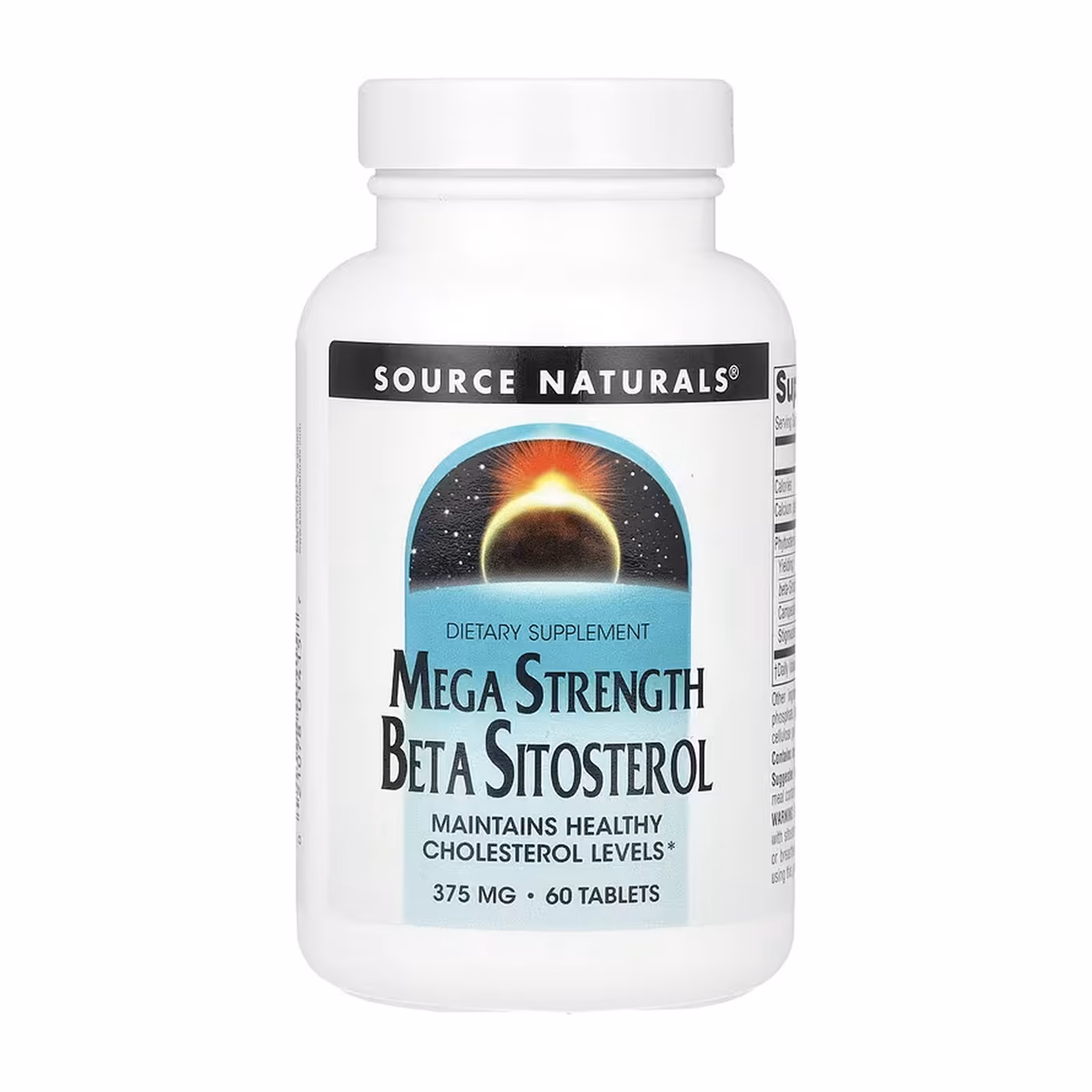 Source Naturals Beta Sitosterol Mega Strength 375 мг, 60 таблеток