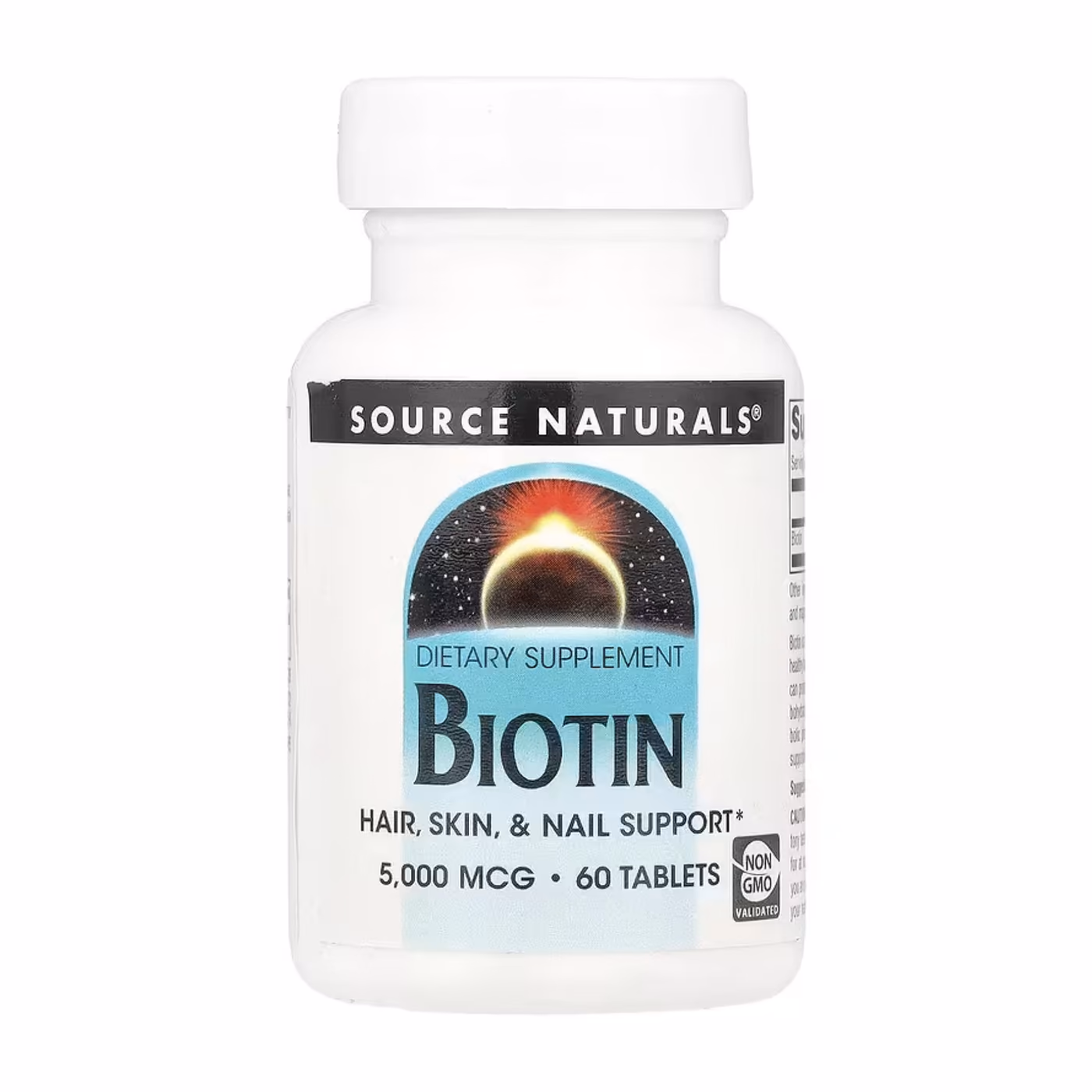 Source Naturals Биотин 5000 мкг, 60 таблеток