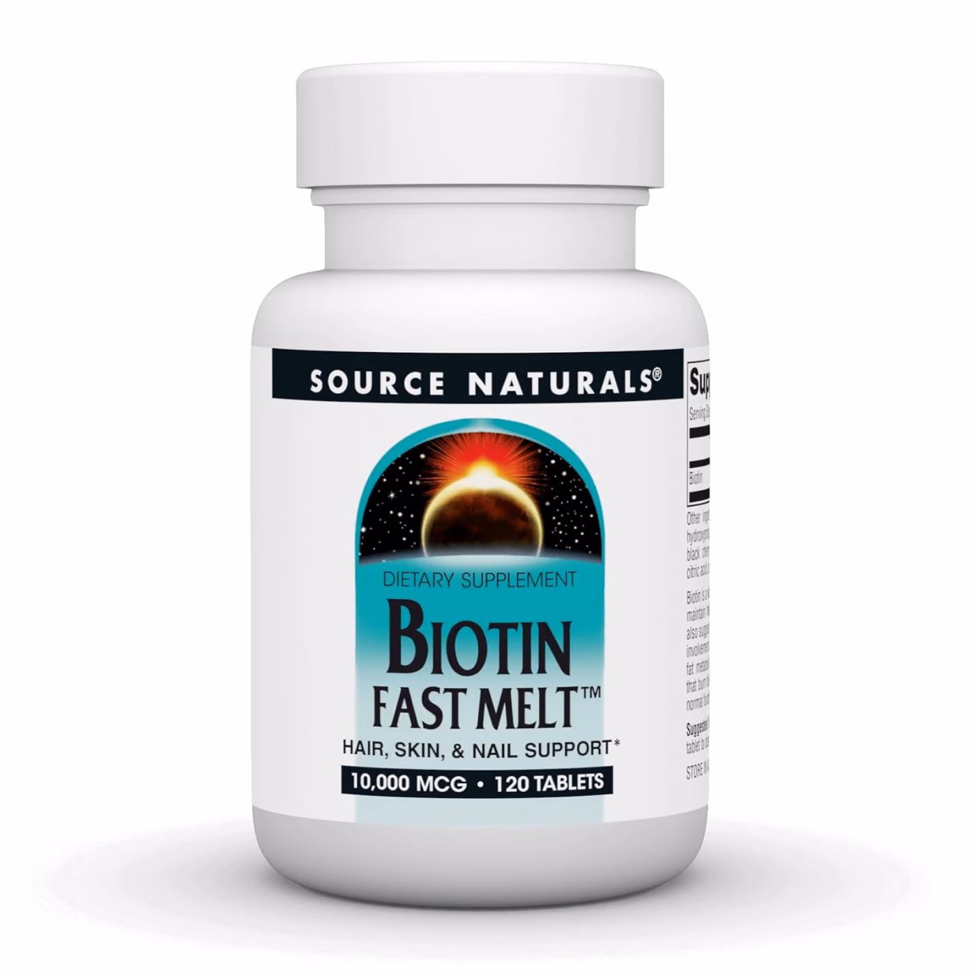 Source Naturals Biotin Fast Melt 10 000 мкг — 120 таблеток