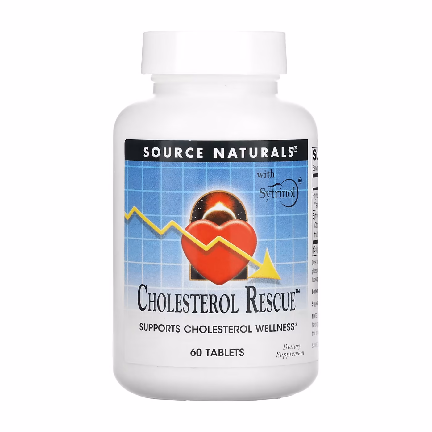 Source Naturals Cholesterol Rescue™ с Sytrinol, 60 таблеток